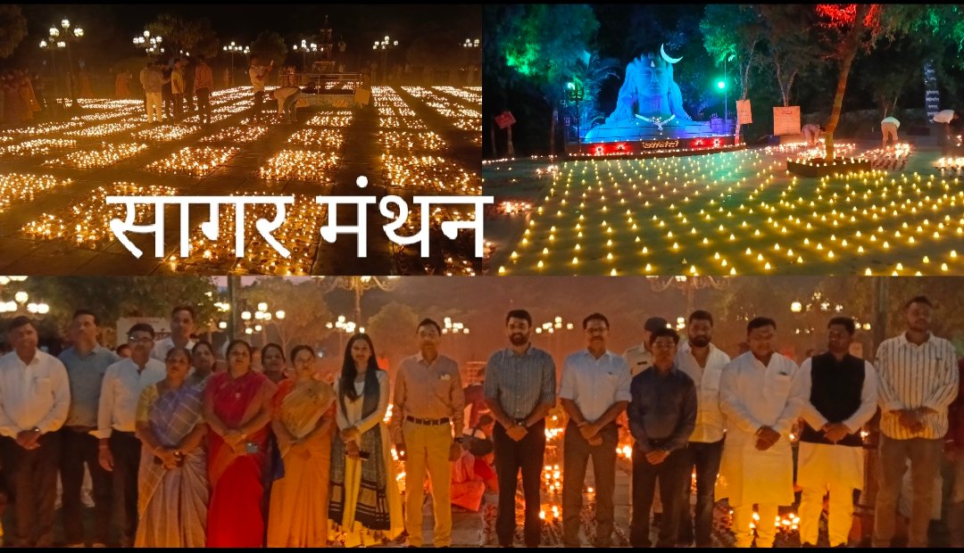 सेवा संकल्प अभियान के तहत 51 हजार दीपों से जगमगाया किलेश्वर महादेव मंदिर परिसर,‘आशीर्वाद का दीया’कार्यक्रम में उमड़ी नागरिकों की भीड़,शहर के पांच अन्य स्थानों पर भी रोशन हुए दीप