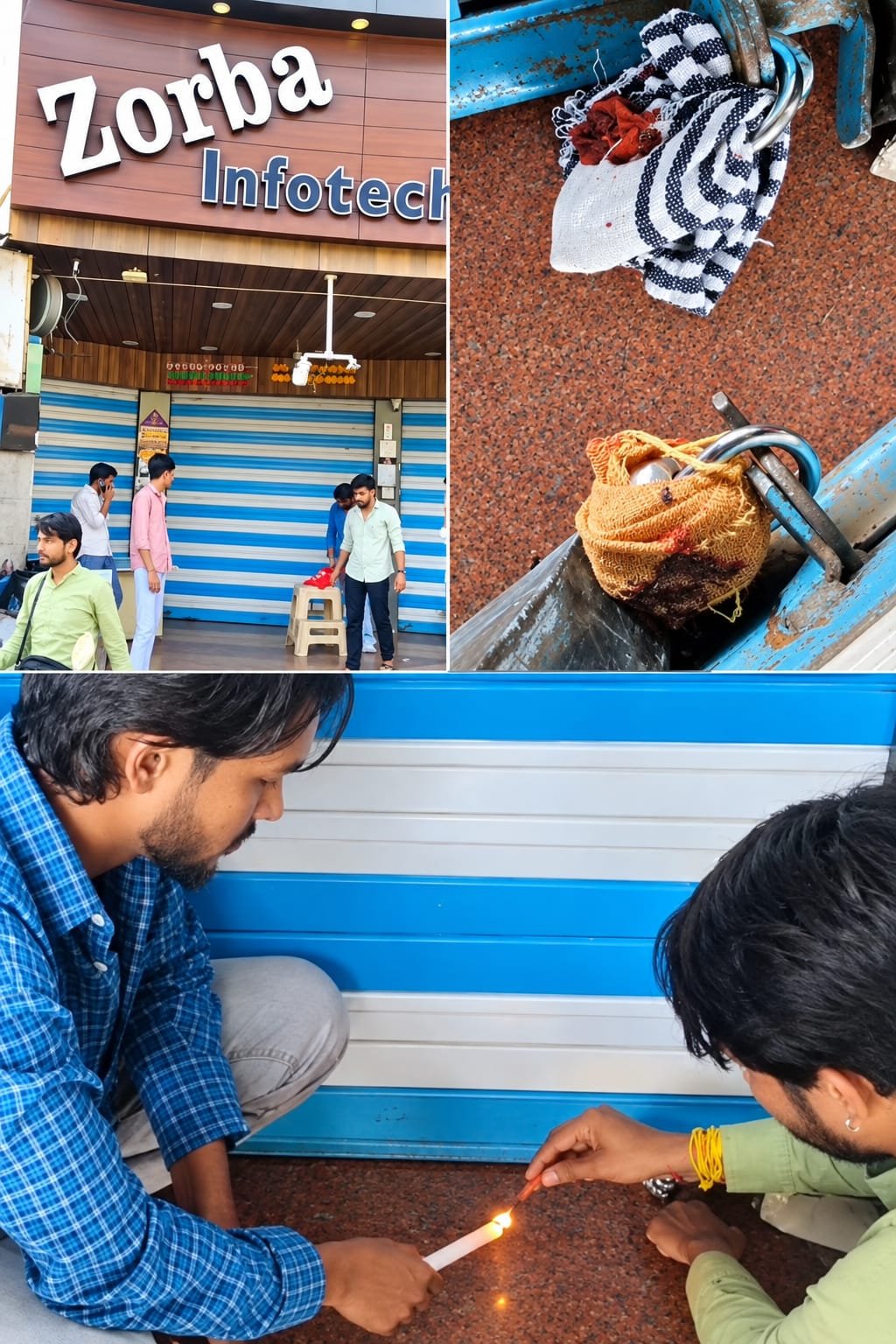 सीएम हेल्पलाइन शिकायत के बाद नगरपालिका का बड़ा एक्शन,जोरबा इंफोटेक की तीनों दुकानें सील; जांच में अवैध बेसमेंट समेत मिलीं अनियमितताएं