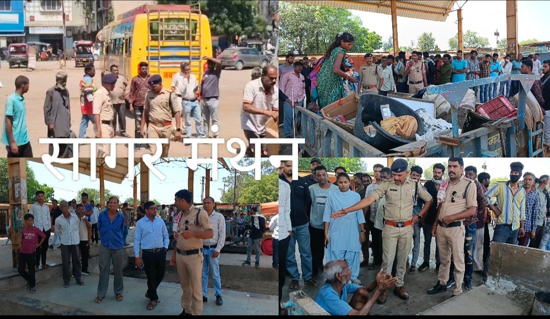 हेडगेवार बस स्टैंड पर आरटीओ ओर यातायात विभाग की संयुक्त कार्रवाई, 5 बंद बसें जब्त, यात्री प्रतीक्षालय से हटाया कब्जा 